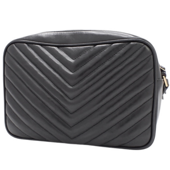 Saint Laurent Paris Camera Bag Shoulder Bag Crossbody Ysl Calf Black - Picture 2 of 7